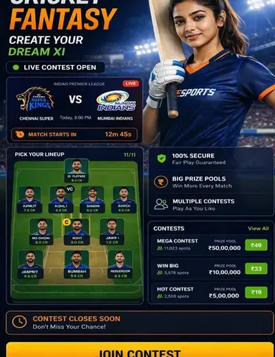 BABA786 (baba satta king 786) fantasy cricket & matchday visual 3